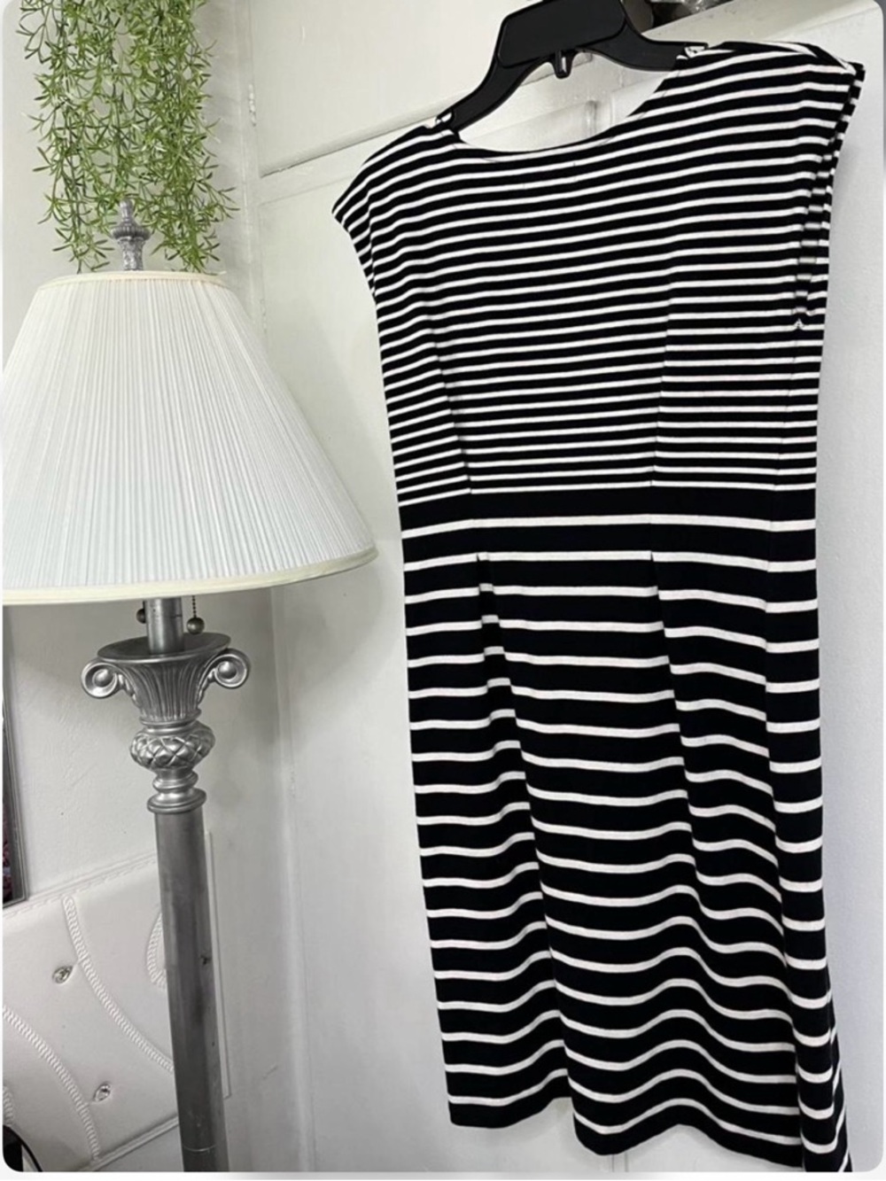 AGNES B . PARIS Midi Dress with SZ S-M - Picture 2 of 5